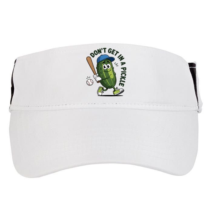 Don't Get In A Pickle Funny Baseball Women Adult Drive Performance Visor