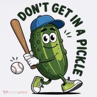 Don't Get In A Pickle Funny Baseball Women Baby Bodysuit