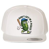 Don't Get In A Pickle Funny Baseball Women Wool Snapback Cap