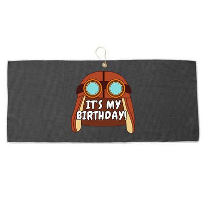 Danny Go! ItS My Birthday! Large Microfiber Waffle Golf Towel