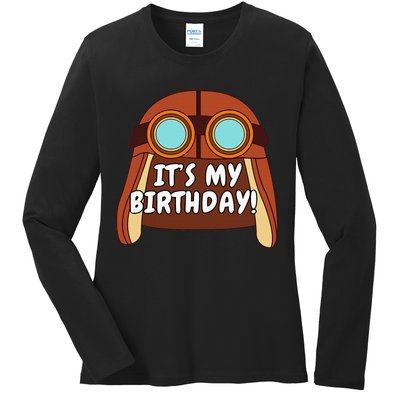 Danny Go! ItS My Birthday! Ladies Long Sleeve Shirt