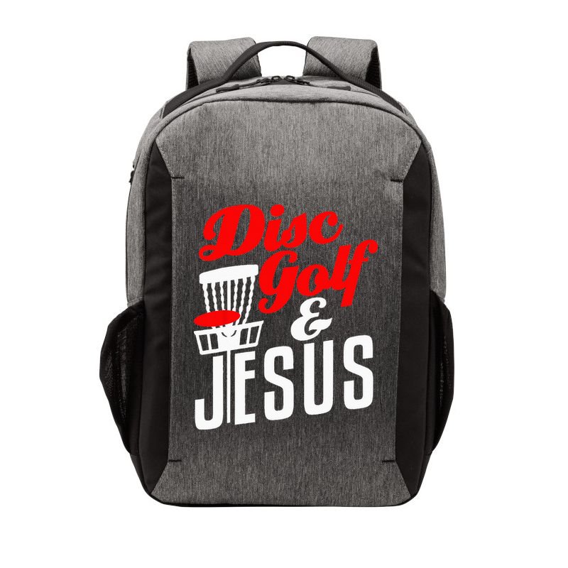 Disc Golf Jesus Christian Gift Funny Golfing Golfer Lover Vector Backpack
