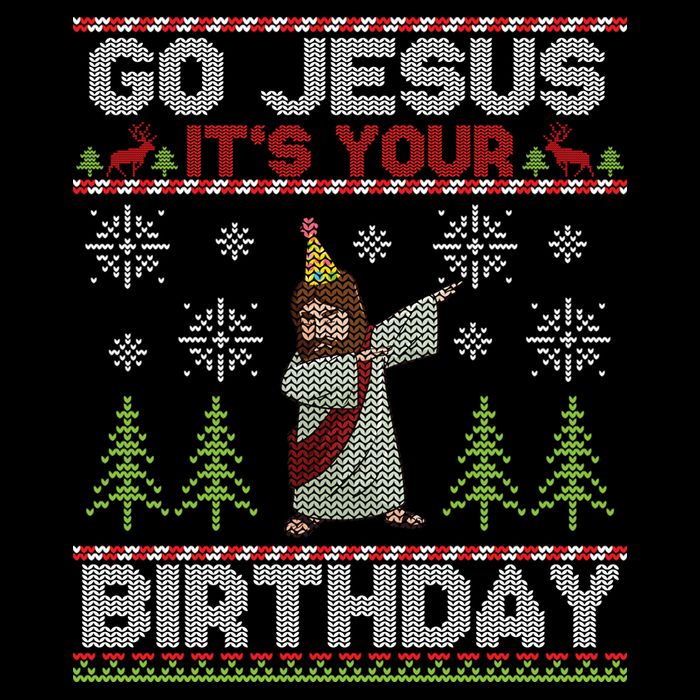 Dabbing Go Jesus It Is Your Birthday Merry Christmas Impact Tech Backpack