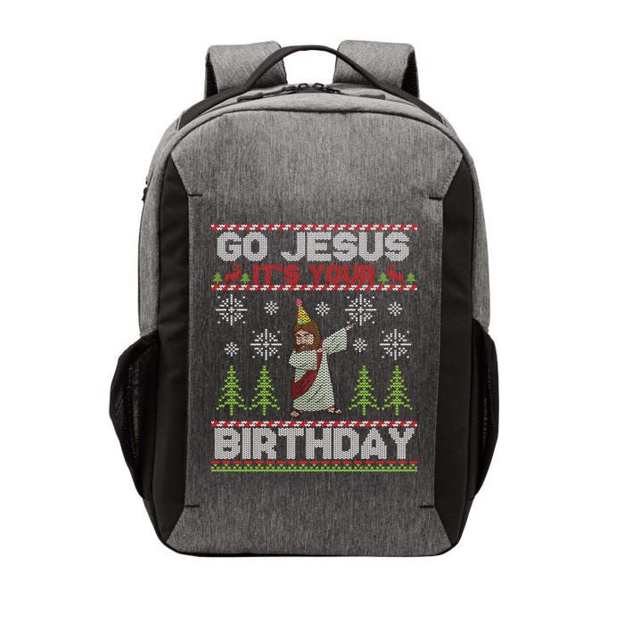 Dabbing Go Jesus It Is Your Birthday Merry Christmas Vector Backpack