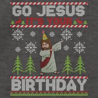 Dabbing Go Jesus It Is Your Birthday Merry Christmas Vector Backpack
