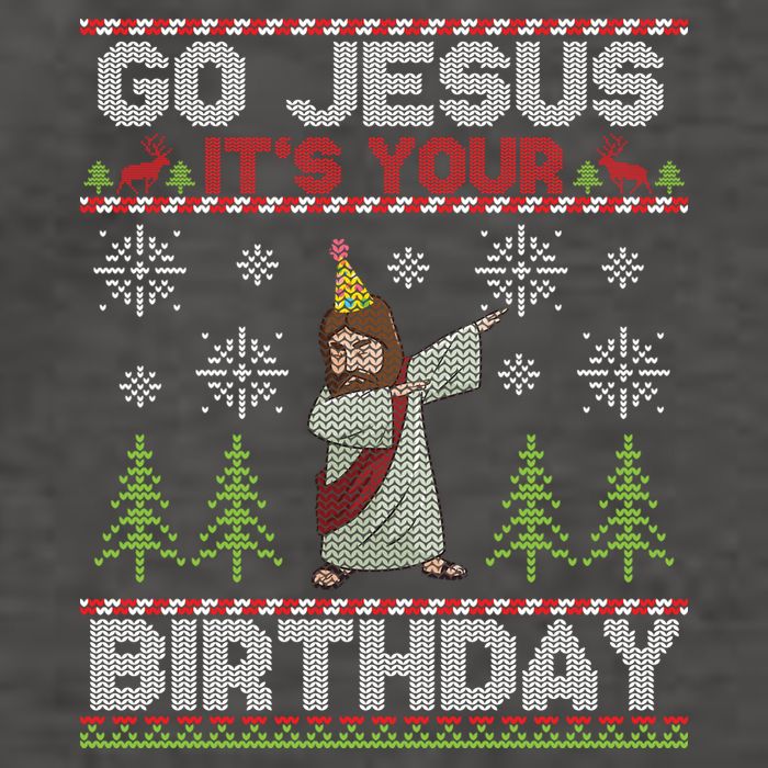 Dabbing Go Jesus It Is Your Birthday Merry Christmas Vector Backpack