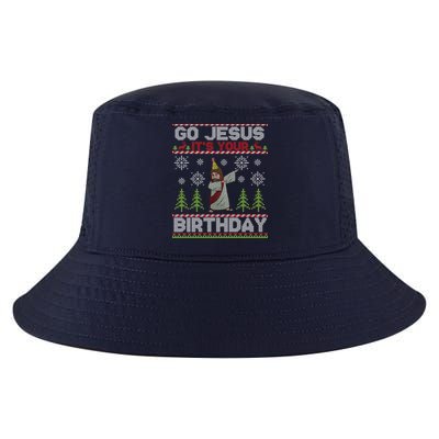 Dabbing Go Jesus It Is Your Birthday Merry Christmas Cool Comfort Performance Bucket Hat