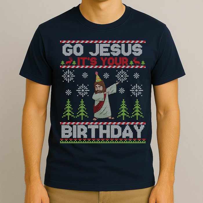 Dabbing Go Jesus It Is Your Birthday Merry Christmas T-Shirt