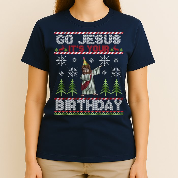 Dabbing Go Jesus It Is Your Birthday Merry Christmas T-Shirt