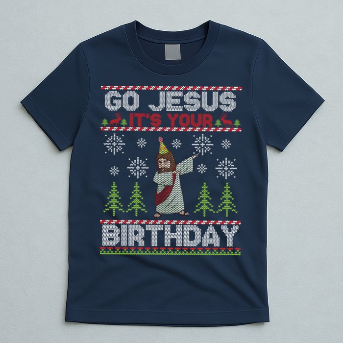Dabbing Go Jesus It Is Your Birthday Merry Christmas T-Shirt