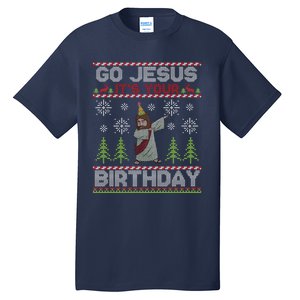 Dabbing Go Jesus It Is Your Birthday Merry Christmas Tall T-Shirt