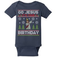 Dabbing Go Jesus It Is Your Birthday Merry Christmas Baby Bodysuit