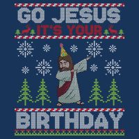 Dabbing Go Jesus It Is Your Birthday Merry Christmas Baby Bodysuit