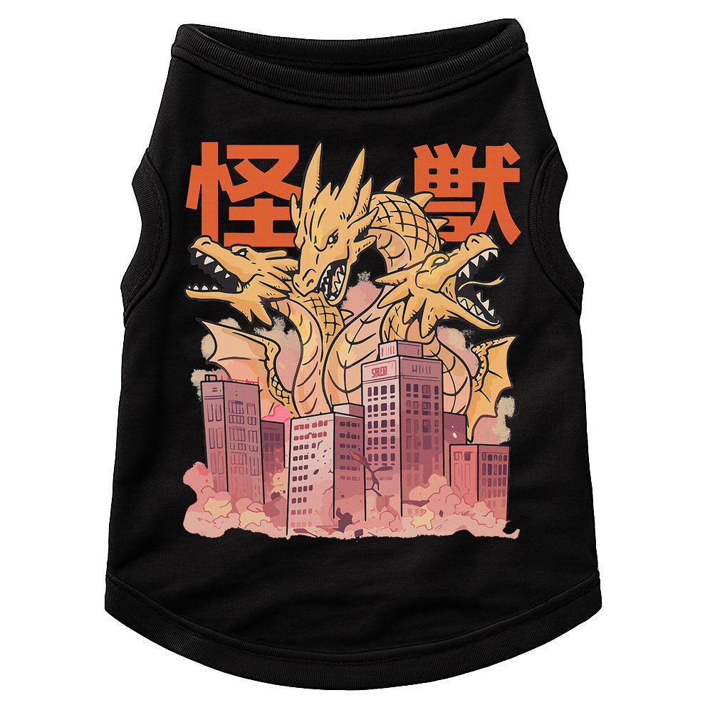 Dragon Ghidorah Japanese Doggie Tank