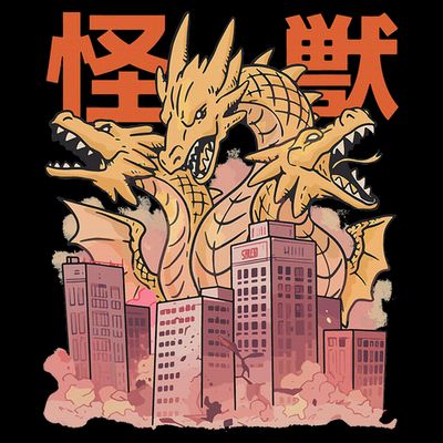 Dragon Ghidorah Japanese T-Shirt