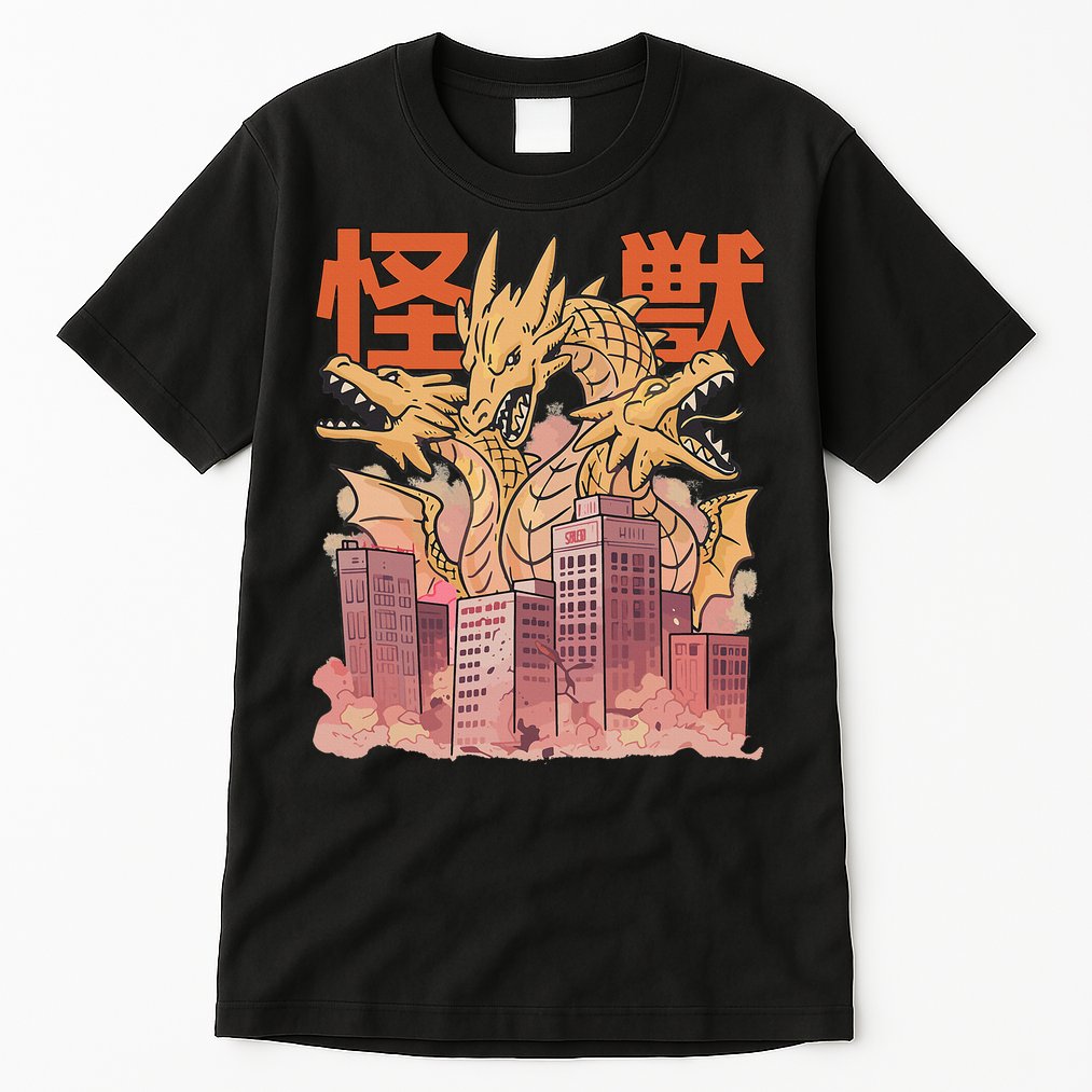 Dragon Ghidorah Japanese Tall T-Shirt