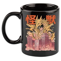Dragon Ghidorah Japanese 11oz C Handle Ceramic Mug