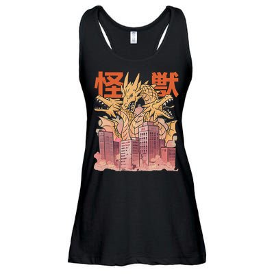 Dragon Ghidorah Japanese Ladies Essential Flowy Tank