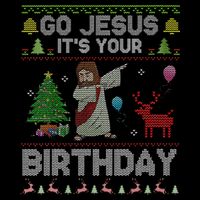 Dabbing Go Jesus Its Your Birthday Merry Christmas Day City Backpack