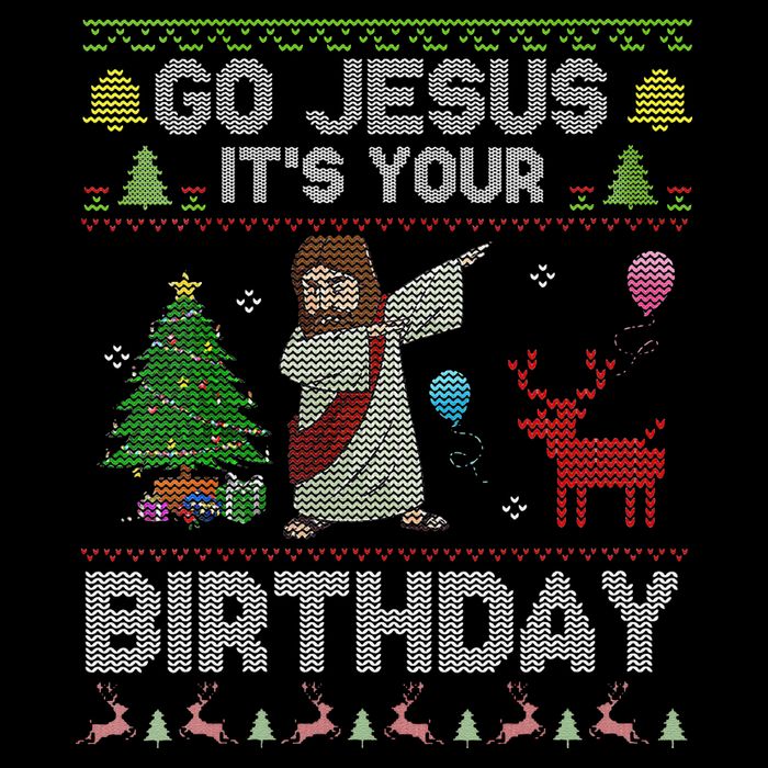 Dabbing Go Jesus Its Your Birthday Merry Christmas Day City Backpack