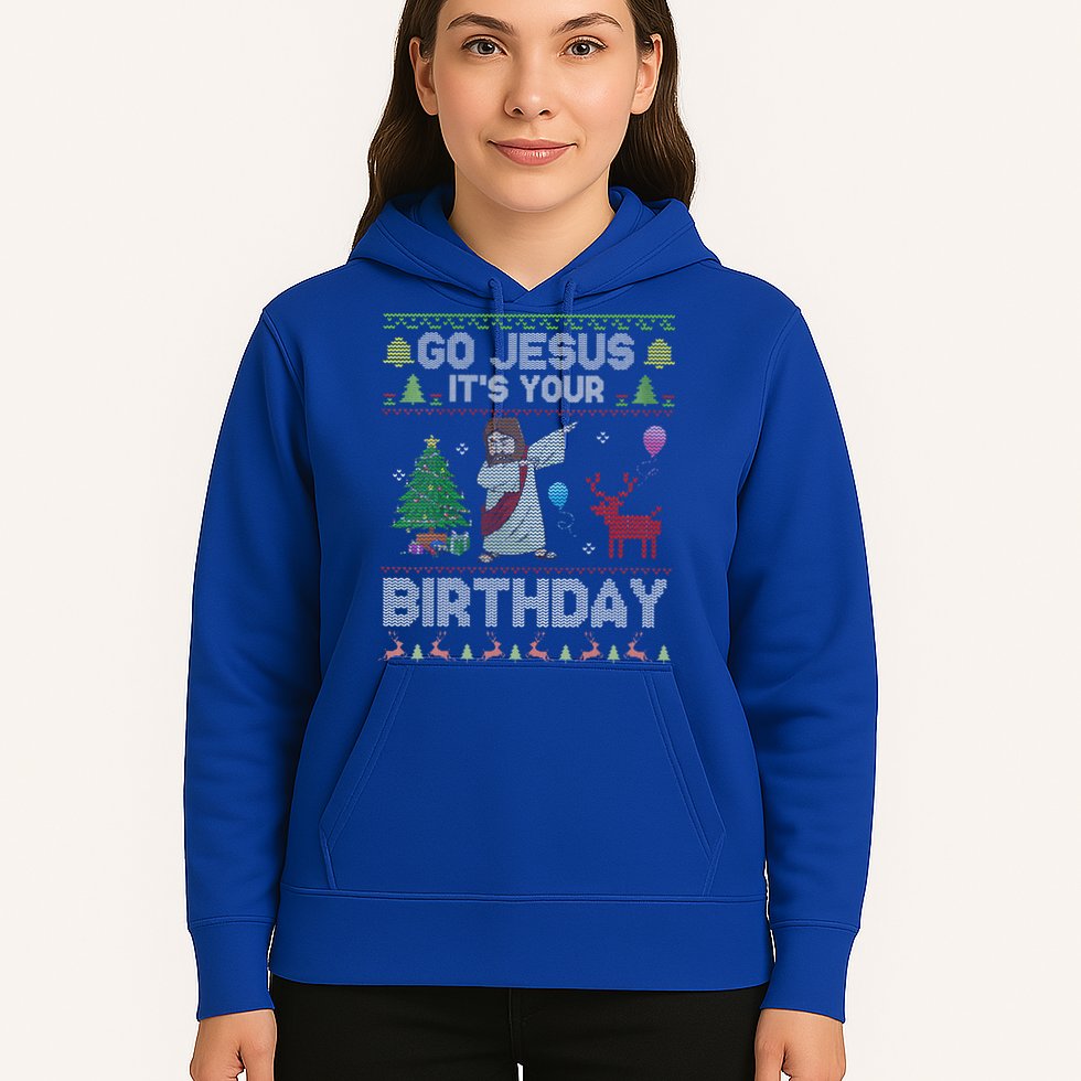 Dabbing Go Jesus Its Your Birthday Merry Christmas Day Hoodie