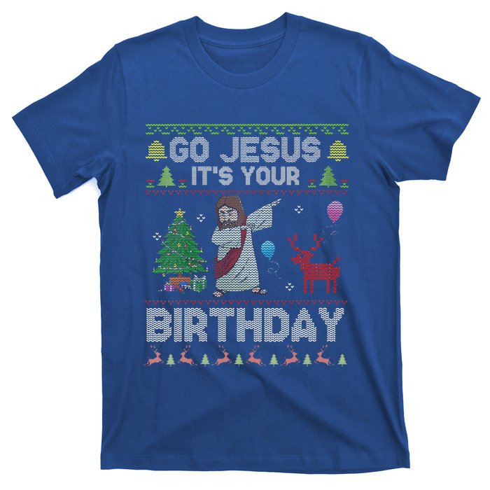 Dabbing Go Jesus Its Your Birthday Merry Christmas Day T-Shirt