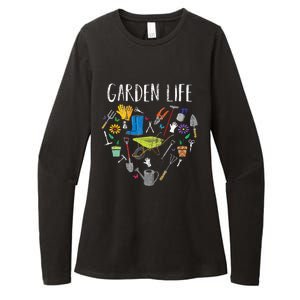 Distressed Garden Life Gardening Love Gardening Womens CVC Long Sleeve Shirt