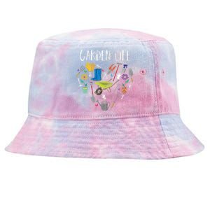 Distressed Garden Life Gardening Love Gardening Tie-Dyed Bucket Hat