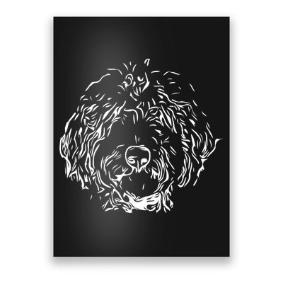 Doodles Goldendoodle Labradoodle Line Drawing Gift Poster