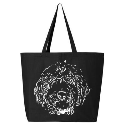 Doodles Goldendoodle Labradoodle Line Drawing Gift 25L Jumbo Tote