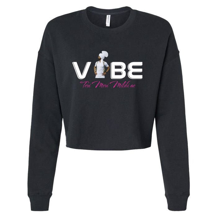 Diljit Goat Lover Funny Vibe Meri Cropped Pullover Crew