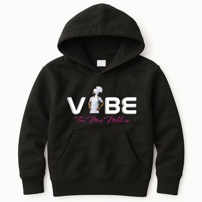 Diljit Goat Lover Funny Vibe Meri Kids Hoodie