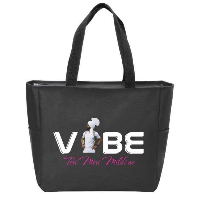Diljit Goat Lover Funny Vibe Meri Zip Tote Bag