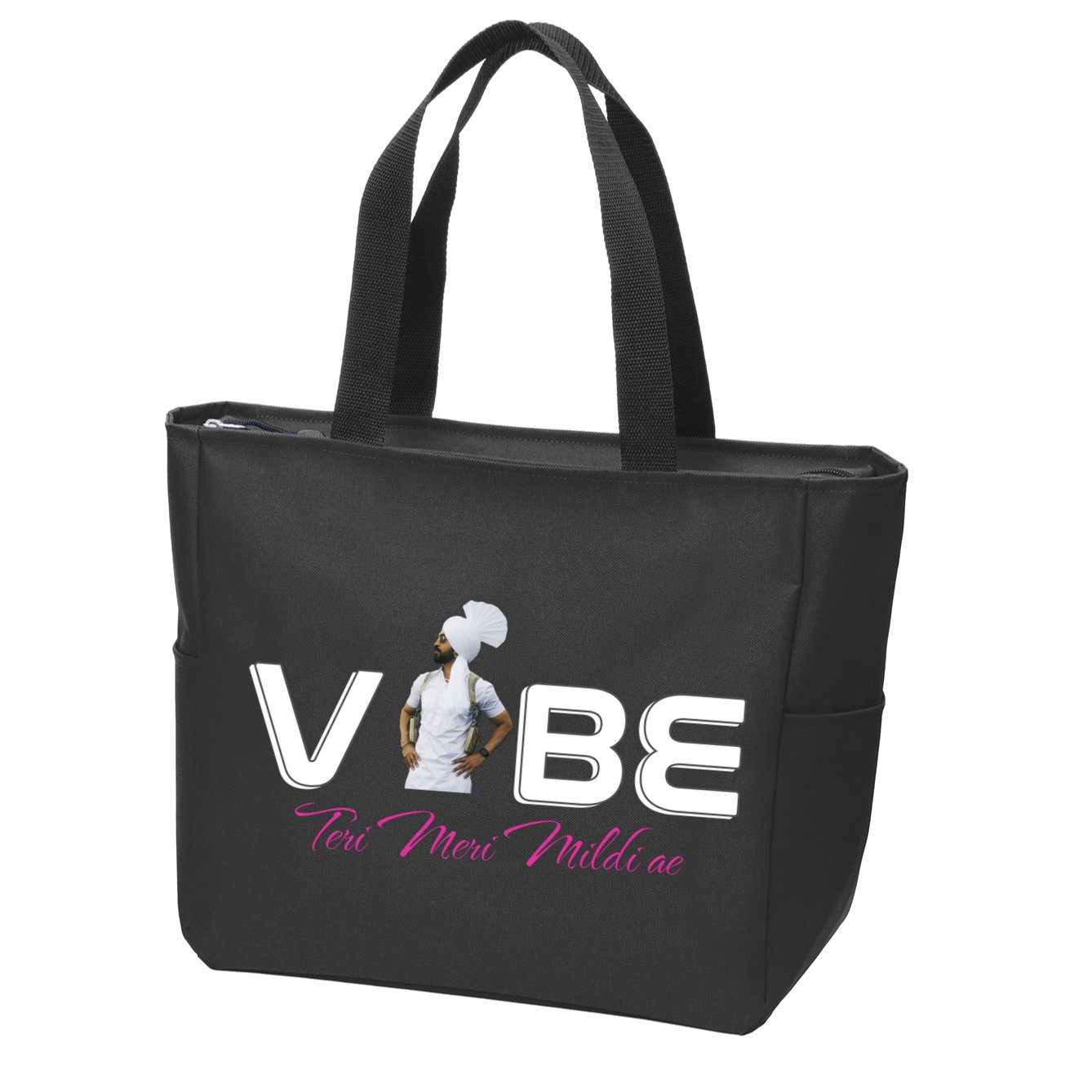Diljit Goat Lover Funny Vibe Meri Zip Tote Bag