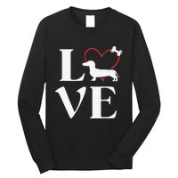 Dachshund Gifts Love Dogs For Dog Mama Long Sleeve Shirt