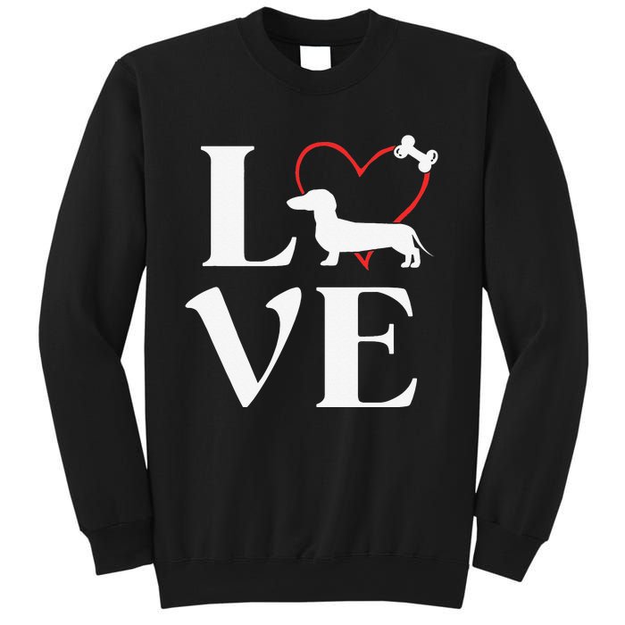 Dachshund Gifts Love Dogs For Dog Mama Sweatshirt