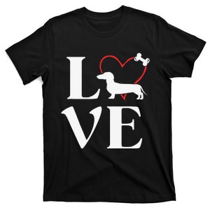 Dachshund Gifts Love Dogs For Dog Mama T-Shirt