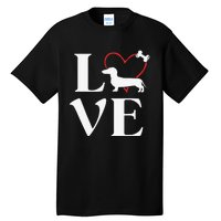 Dachshund Gifts Love Dogs For Dog Mama Tall T-Shirt