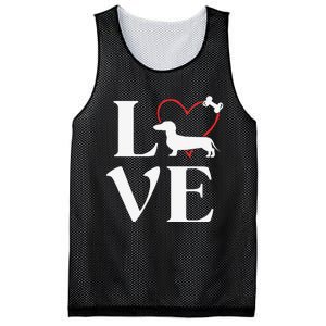 Dachshund Gifts Love Dogs For Dog Mama Mesh Reversible Basketball Jersey Tank