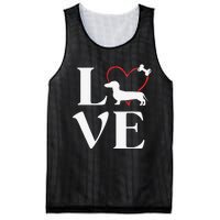 Dachshund Gifts Love Dogs For Dog Mama Mesh Reversible Basketball Jersey Tank