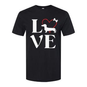 Dachshund Gifts Love Dogs For Dog Mama Softstyle CVC T-Shirt