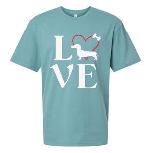 Dachshund Gifts Love Dogs For Dog Mama Sueded Cloud Jersey T-Shirt