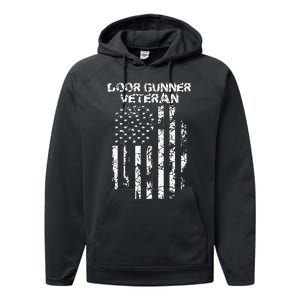 Door Gunner Military Veteran Performance Fleece Hoodie