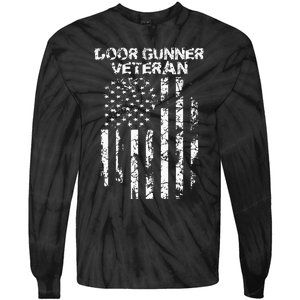 Door Gunner Military Veteran Tie-Dye Long Sleeve Shirt