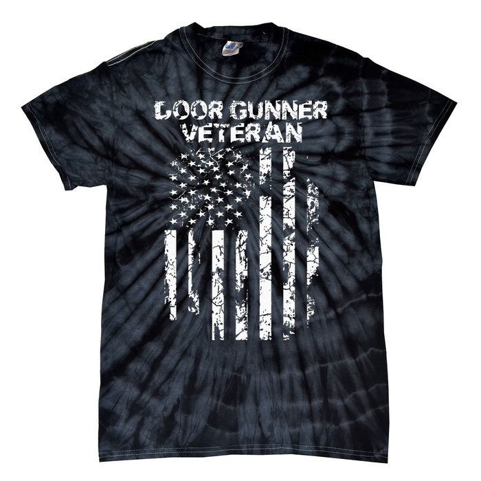 Door Gunner Military Veteran Tie-Dye T-Shirt