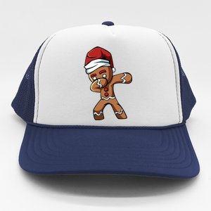 Dabbing Gingerbread Merry Christmas Ginger Cloves Bakery Gift Trucker Hat