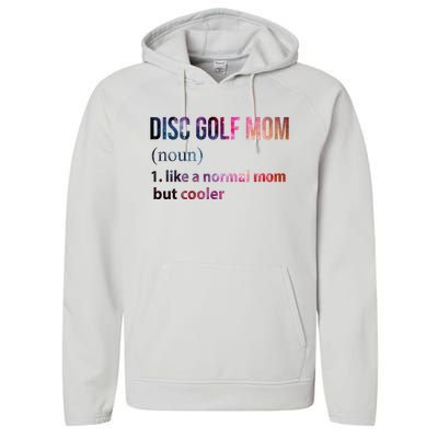 Disc Golf Mom Performance Fleece Hoodie