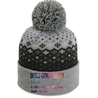 Disc Golf Mom The Baniff Cuffed Pom Beanie