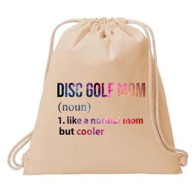 Disc Golf Mom Drawstring Bag