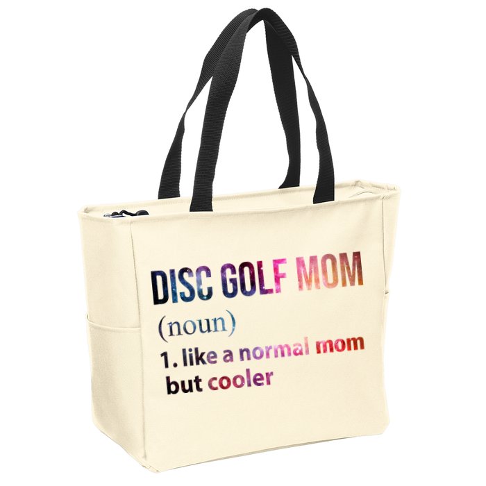 Disc Golf Mom Zip Tote Bag